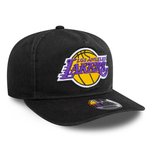 New Era LA Lakers Washed Golfer Adjustable Black Cap 2