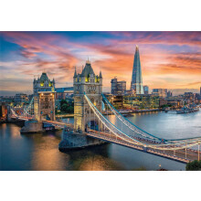 Collezione Puzzle Clementoni - Londra Twilight 1500 Pezzi - Poster Incluso, Puzzle per Adulti 14-99 Anni