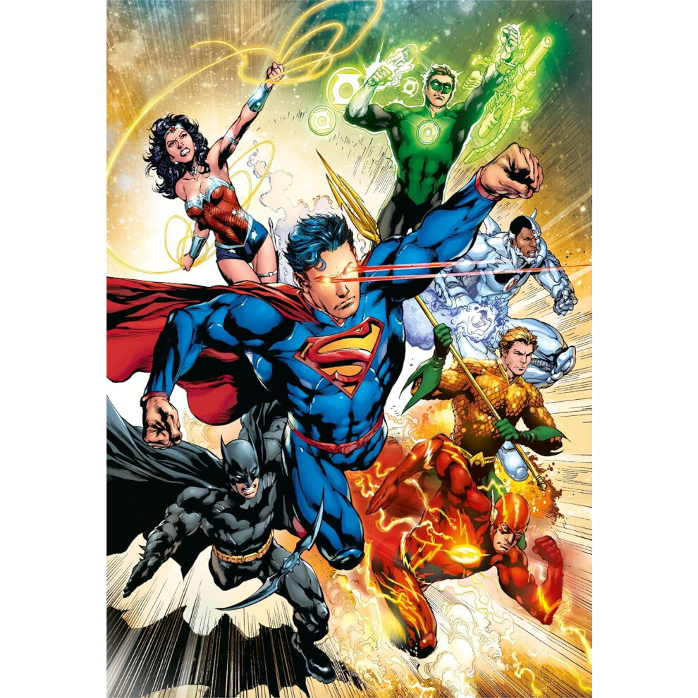 New Clementoni Dc Justice League 1 Jigsaw Puzzle (500 Pieces) 35531