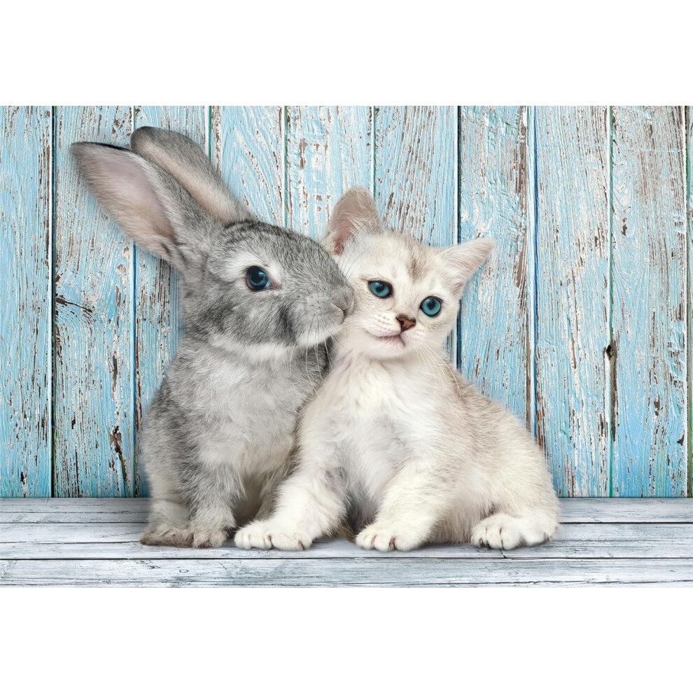 New Clementoni Cat & Bunny Jigsaw Puzzle (500 Pieces) 35539