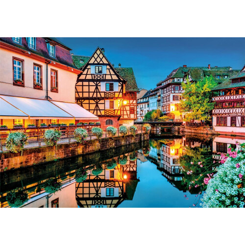 Clementoni Clementoni Strasbourg Old Town  Jigsaw Puzzle (500 Pieces)