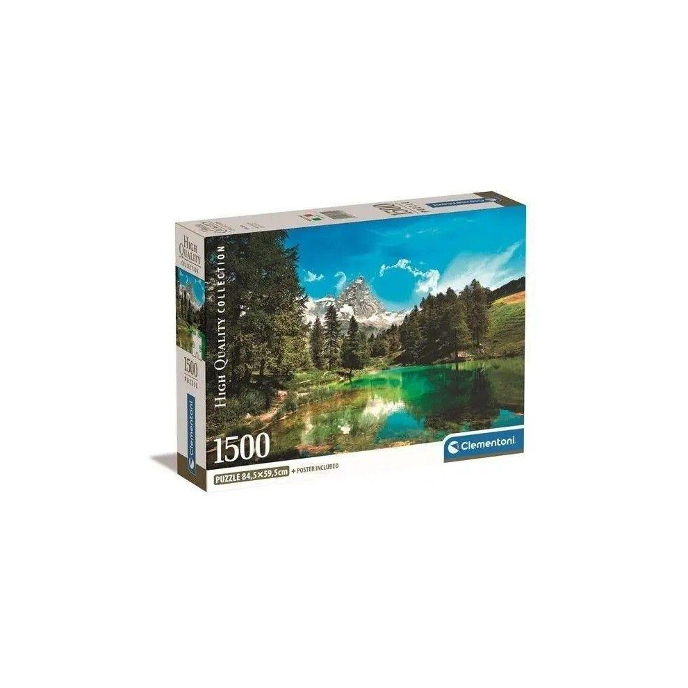 New Clementoni Lake Jigsaw Puzzle (1500 Pieces) Blue 31720