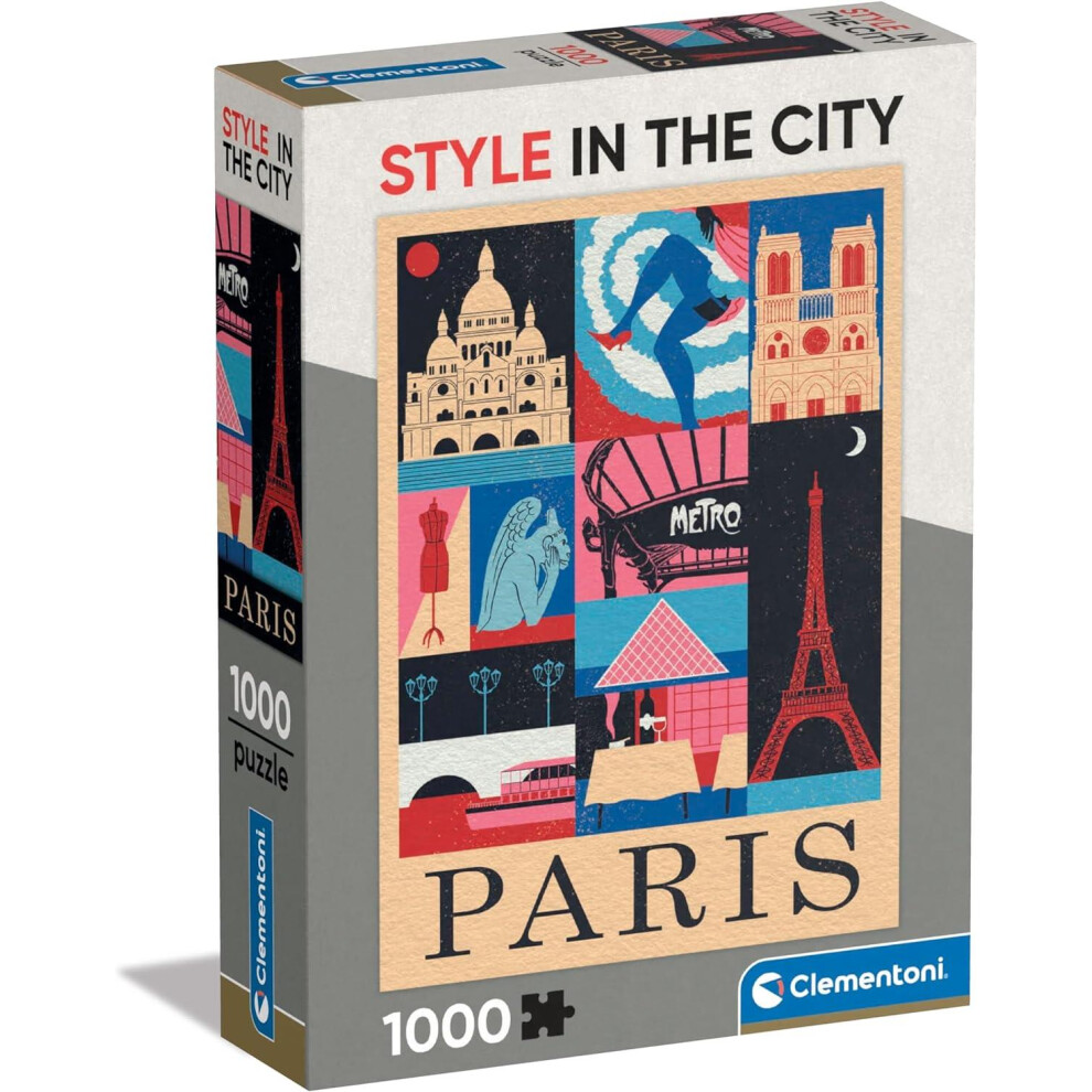 Clementoni Style In The City Paris Jigsaw Puzzle (1000 Pieces)