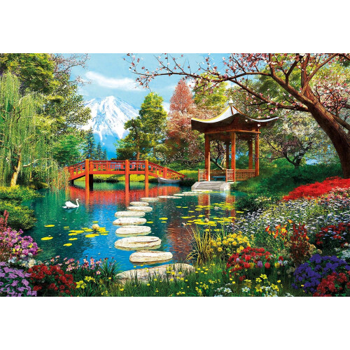 Clementoni Puzzle 1000 Kompakti Fuji-puutarha