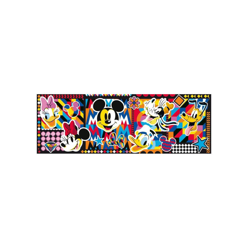 New Clementoni Disney Mickey Mouse Panorama Jigsaw Puzzle (1000 Pieces) 39871