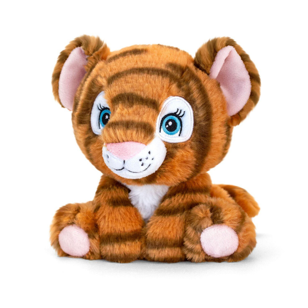 Keel Tiger Adoptable World Soft Toy (Keel Eco) 16Cm
