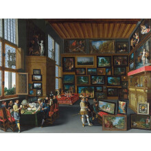 Cognoscenti in a Room hung with Pictures - National Gallery Jigsaw Puzzle (1000 Pieces)