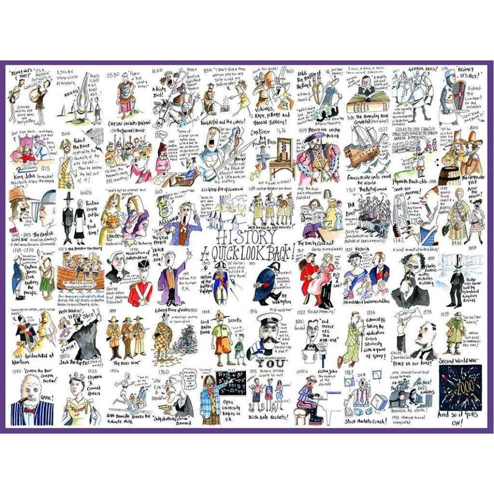 Gibsons Games History - Tim Bulmer Jigsaw Puzzle (1000 Pieces)
