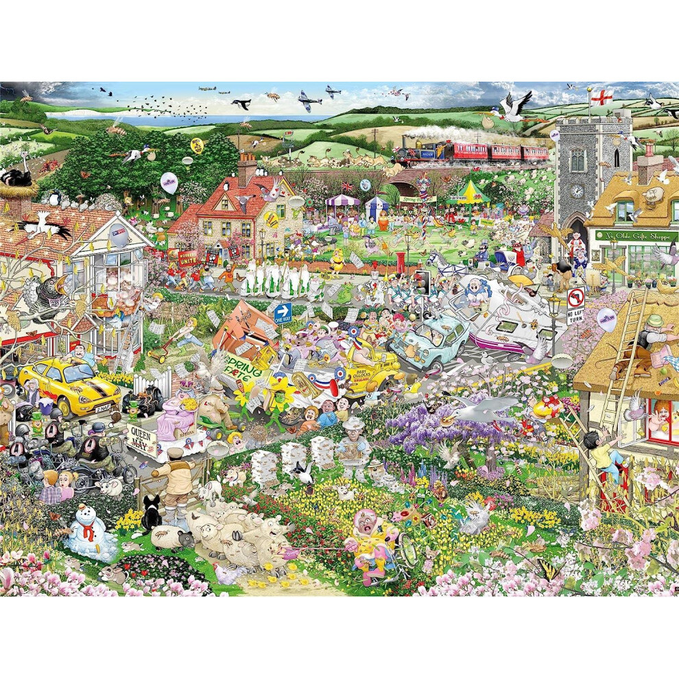 Gibsons Games I Love Spring Too!, Mike Jupp Jigsaw Puzzle (1000 Pieces)
