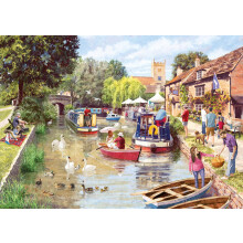 Otter House Canal Walk Jigsaw Puzzle (1000 Pieces)