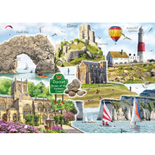 Otter House Dorset Montage Jigsaw Puzzle (1000 Pieces)