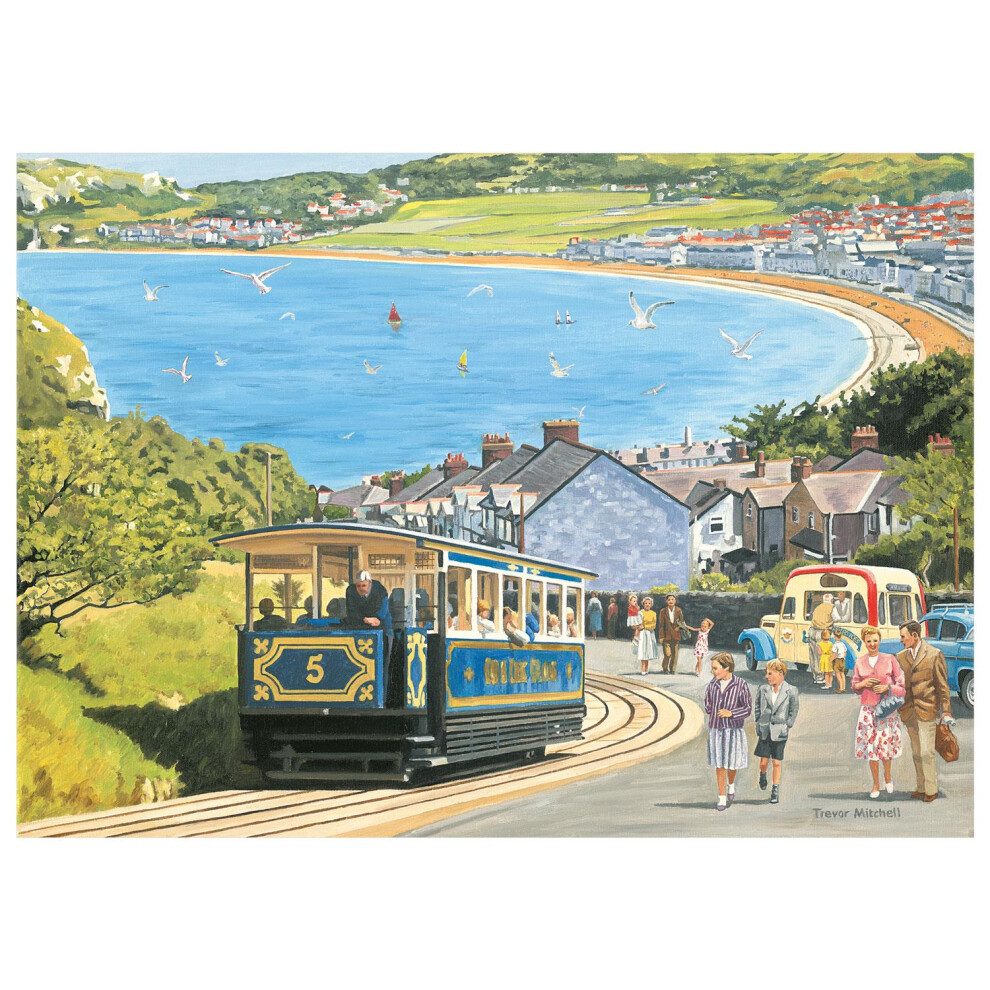 Otter House Seaside Tram Jigsaw Puzzle (1000 Pieces)