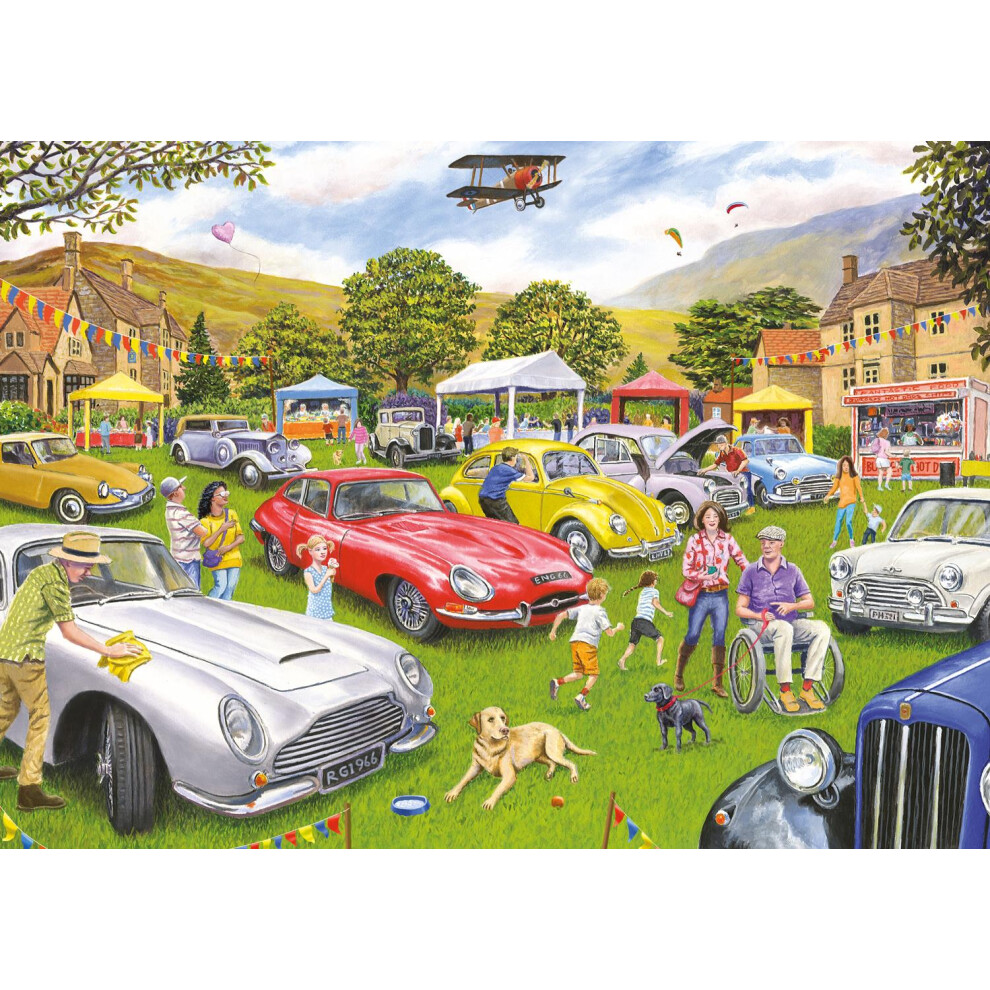 Otter House Village Motor Show Jigsaw Puzzle (1000 Pieces)