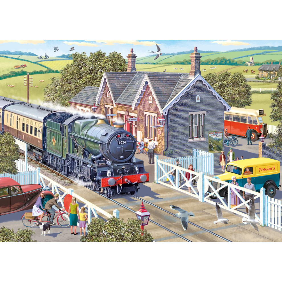 Otter House Village Station Jigsaw Puzzle (1000 Pieces)