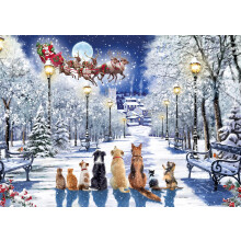 Otter House Watching The Sleigh Jigsaw Puzzle (1000 Pieces)