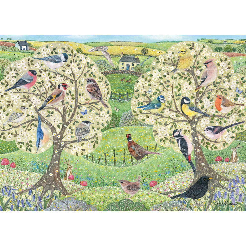 Otter House Beautiful Birds Jigsaw Puzzle (1000 Pieces)