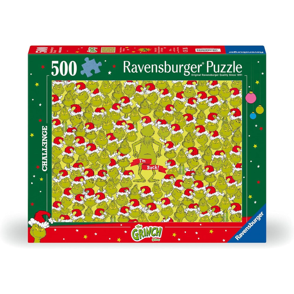 Ravensburger Challenge The Grinch Jigsaw Puzzle (500 Pieces)
