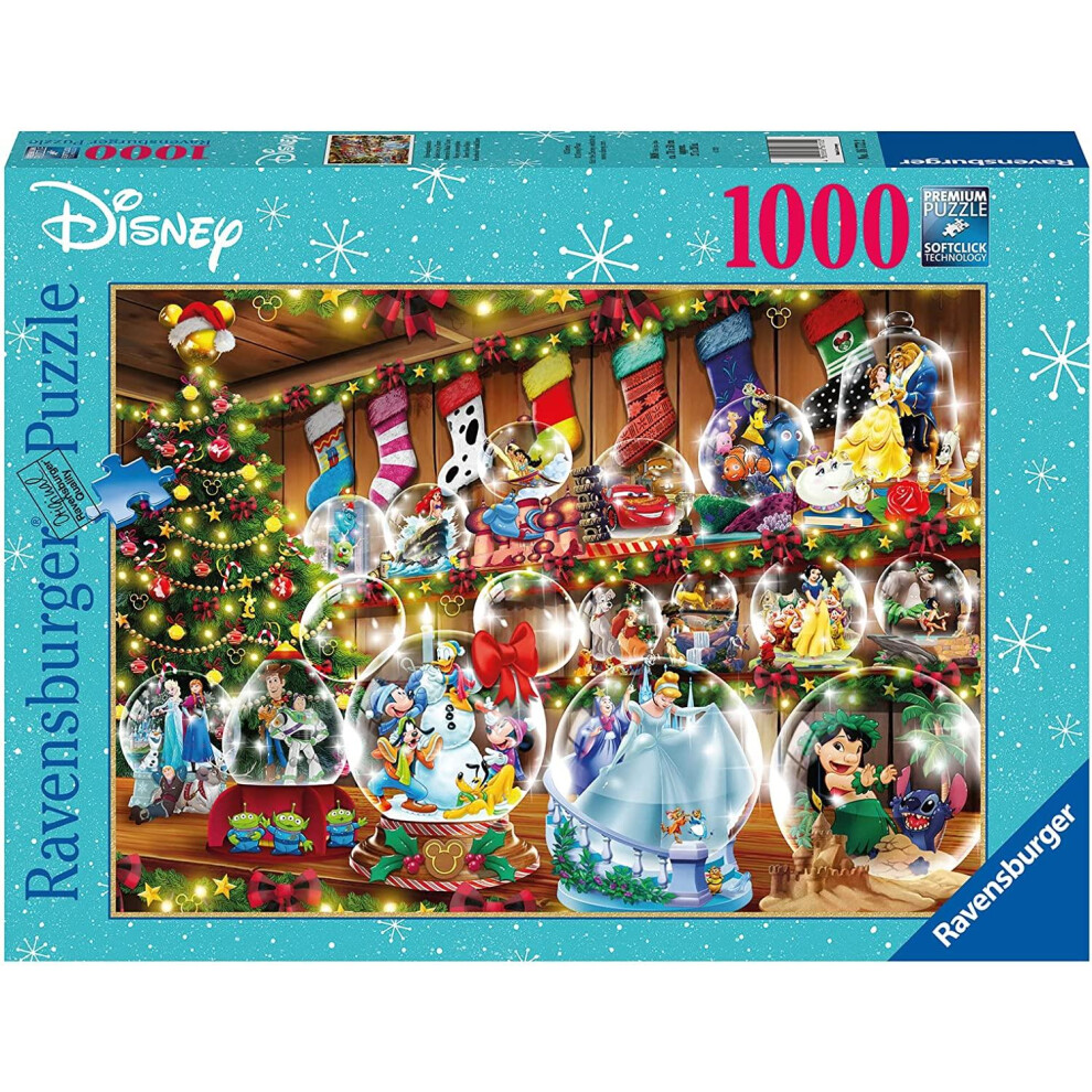 Ravensburger Disney Christmas Snowglobe Paradise Jigsaw Puzzle (1000 Pieces)