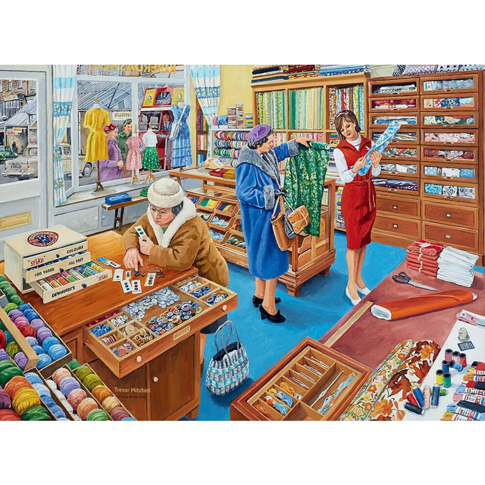 Ravensburger Happy Days At Work, The Haberdasher Jigsaw Puzzle (500 Pieces)