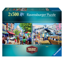 Ravensburger Holiday Memories Jigsaw Puzzles (2x 500 Pieces)