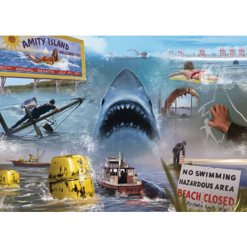 Ravensburger Ravensburger Jaws, Universal Vault Collection Jigsaw Puzzle (1000 Pieces)