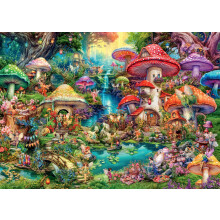 Ravensburger Merry Mushroom Village Jigsaw Puzzle (1000 Pieces)