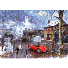 Ravensburger Railway Crossing Jigsaw Puzzle (1000 Pieces)