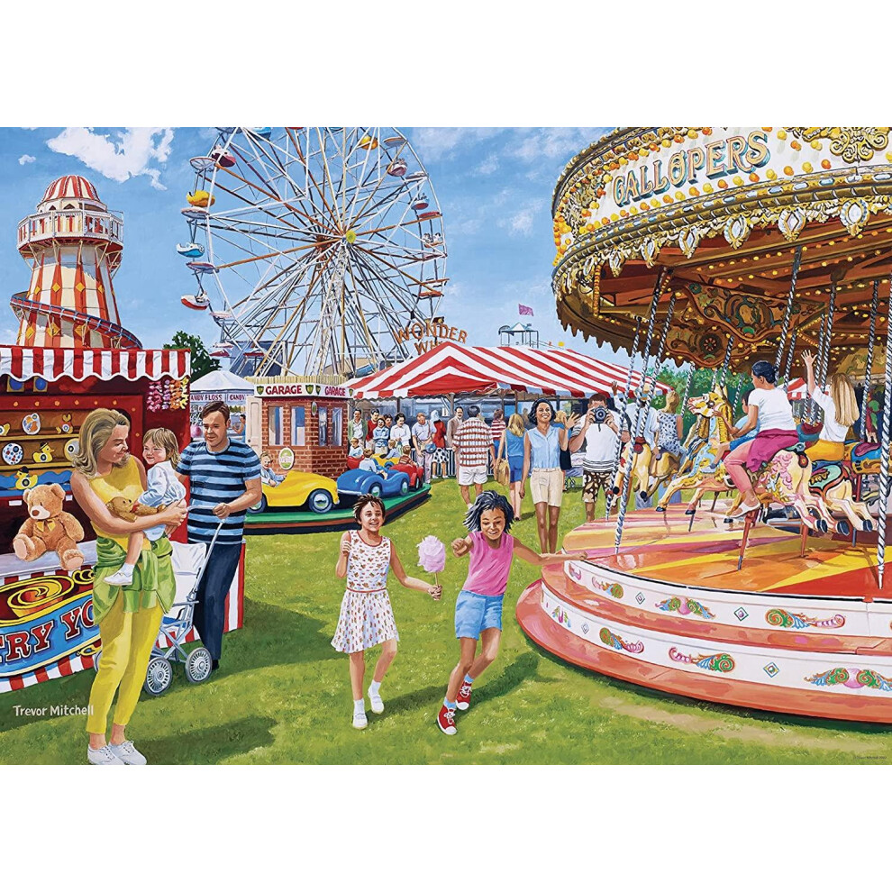 Ravensburger Vintage Fairground Fun Jigsaw Puzzle Jigsaw Puzzle (1000 Pieces)