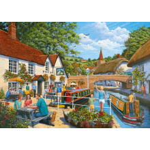 Ravensburger Waterside Tavern Jigsaw Puzzle (1000 Pieces)