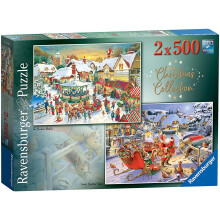 Ravensburger Christmas Collection No. 1 Jigsaw Puzzles (2 x 500 Pieces)