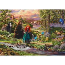 Puzzle 1000 pezzi - SCHMIDT - Disney Brave - Merida - Multicolore - Qualità superiore