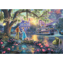 Puzzle - SCHMIDT SPIELE - DISNEY, La principessa e il ranocchio - 1000 pezzi - Da 12 anni