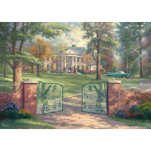 Schmidt Thomas Kinkade: Graceland 50th Anniversary Jigsaw Puzzle (1000 Pieces) - Board Game