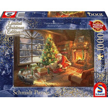 Schmidt Thomas Kinkade: Santa Claus is Here Jigsaw Puzzle (1000 Pieces) - Board Game