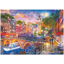 Ravensburger Sunset in Amsterdam Jigsaw Puzzle (1000 Pieces)