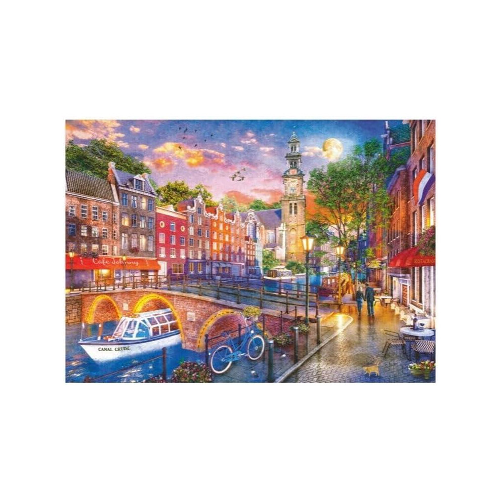 Ravensburger Sunset In Amsterdam Jigsaw Puzzle (1000 Pieces)