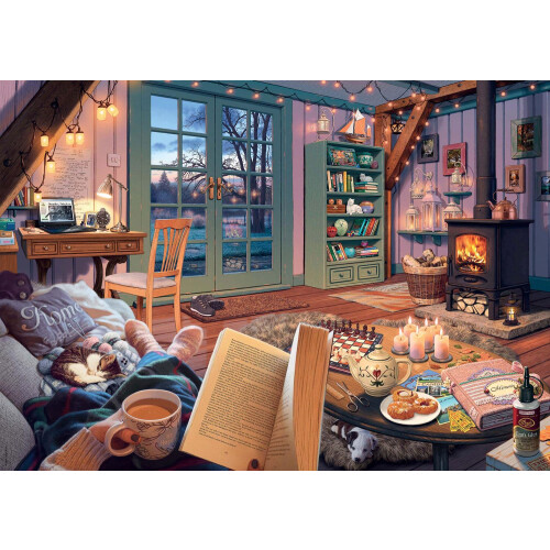 Ravensburger Puzzle 1000 pezzi: Il casotto accogliente