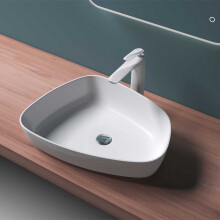 Durovin Bathrooms Luxurious Stone Resin Bathroom Basin - Countertop Bathroom Sink - 511 x 387mm (WxD)