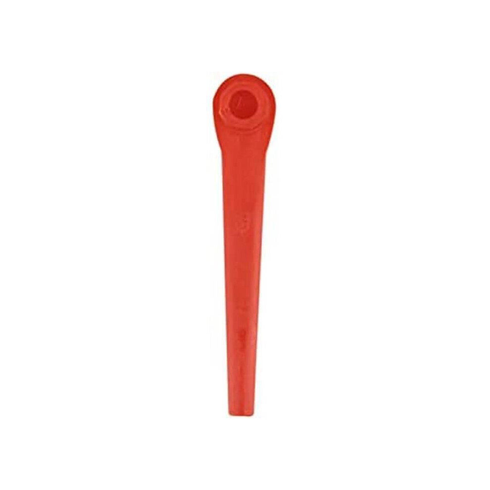 STRING CUTTER Set of 100 Plastic Blades for Gardena String Trimmer - Red