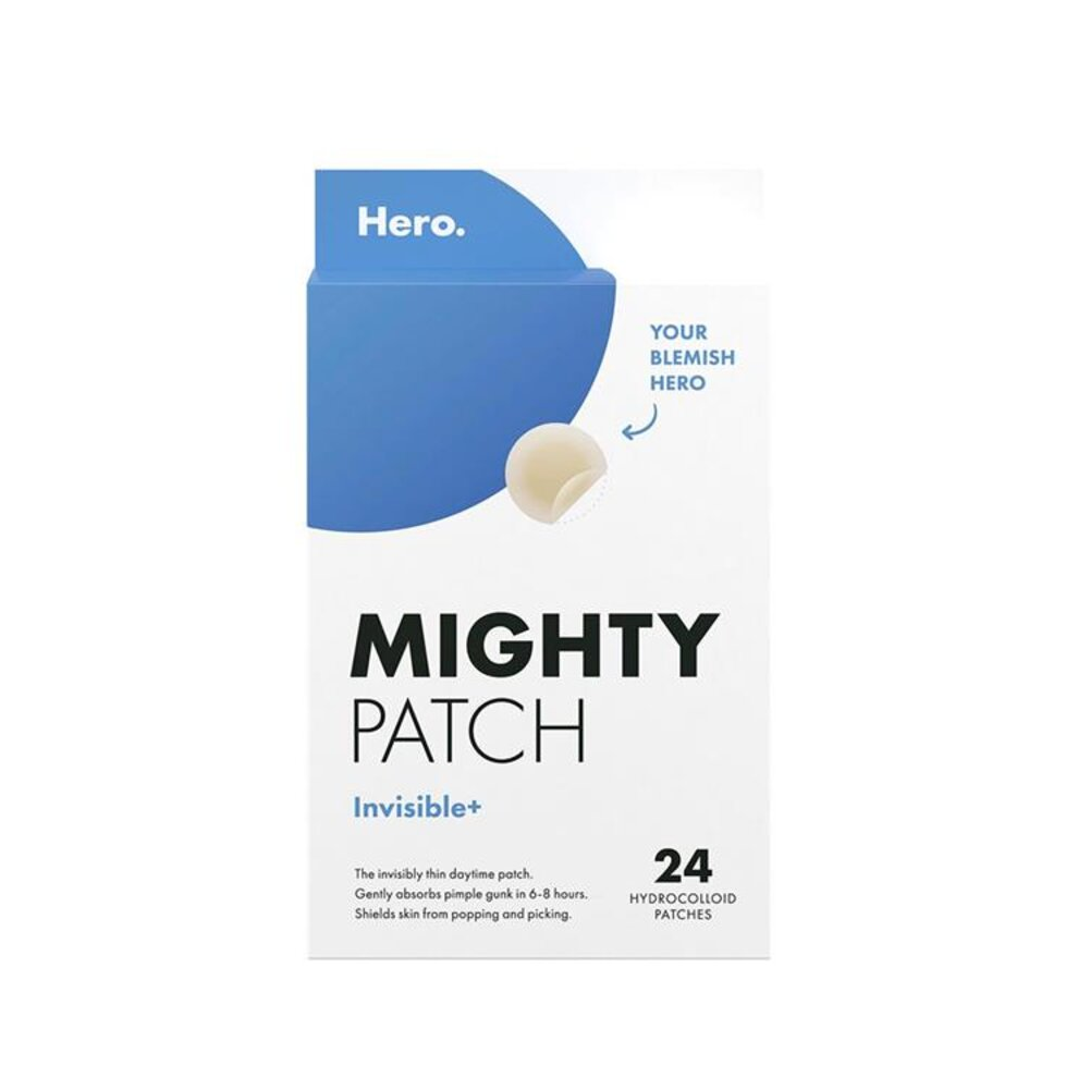 Mighty Patch Hero Invisible+ Daytime Hydrocolloid Acne Patches - 24 Count