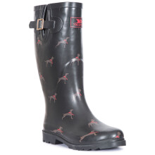 (5, Dog Print) Trespass Womens Wellie Boots Full Length Samira