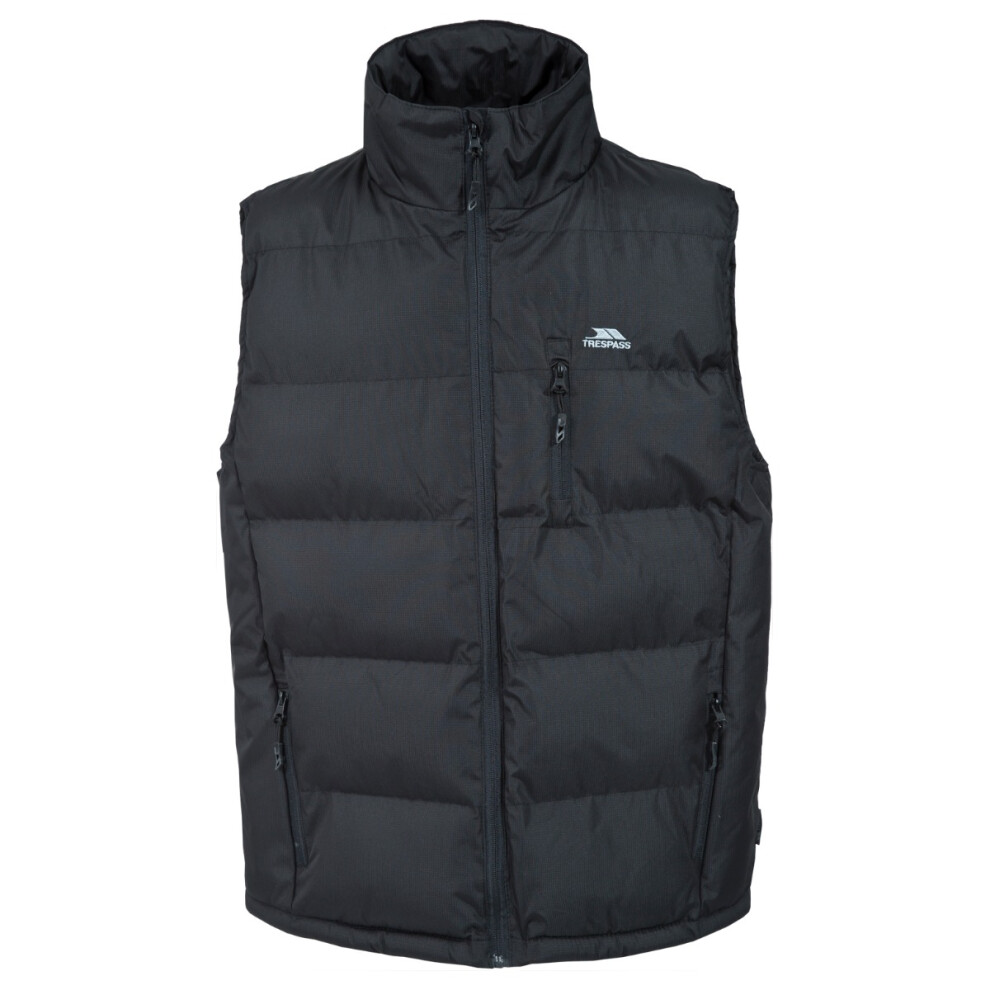 (3XL, Black) Trespass Mens Padded Gilet Bodywarmer Clasp