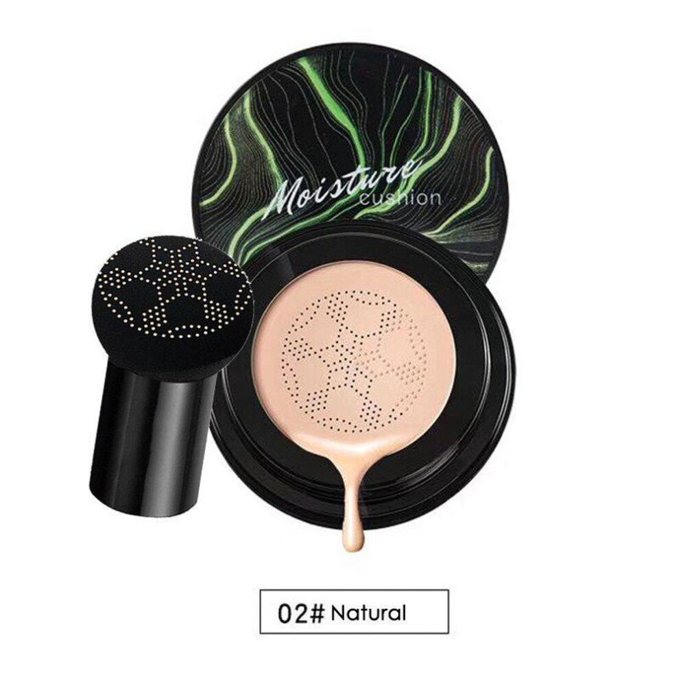 (Natural) Mushroom Head Make Up Air Cushion Moisturizing Foundation Air-permeable Natural Brightening Makeup BB Cream