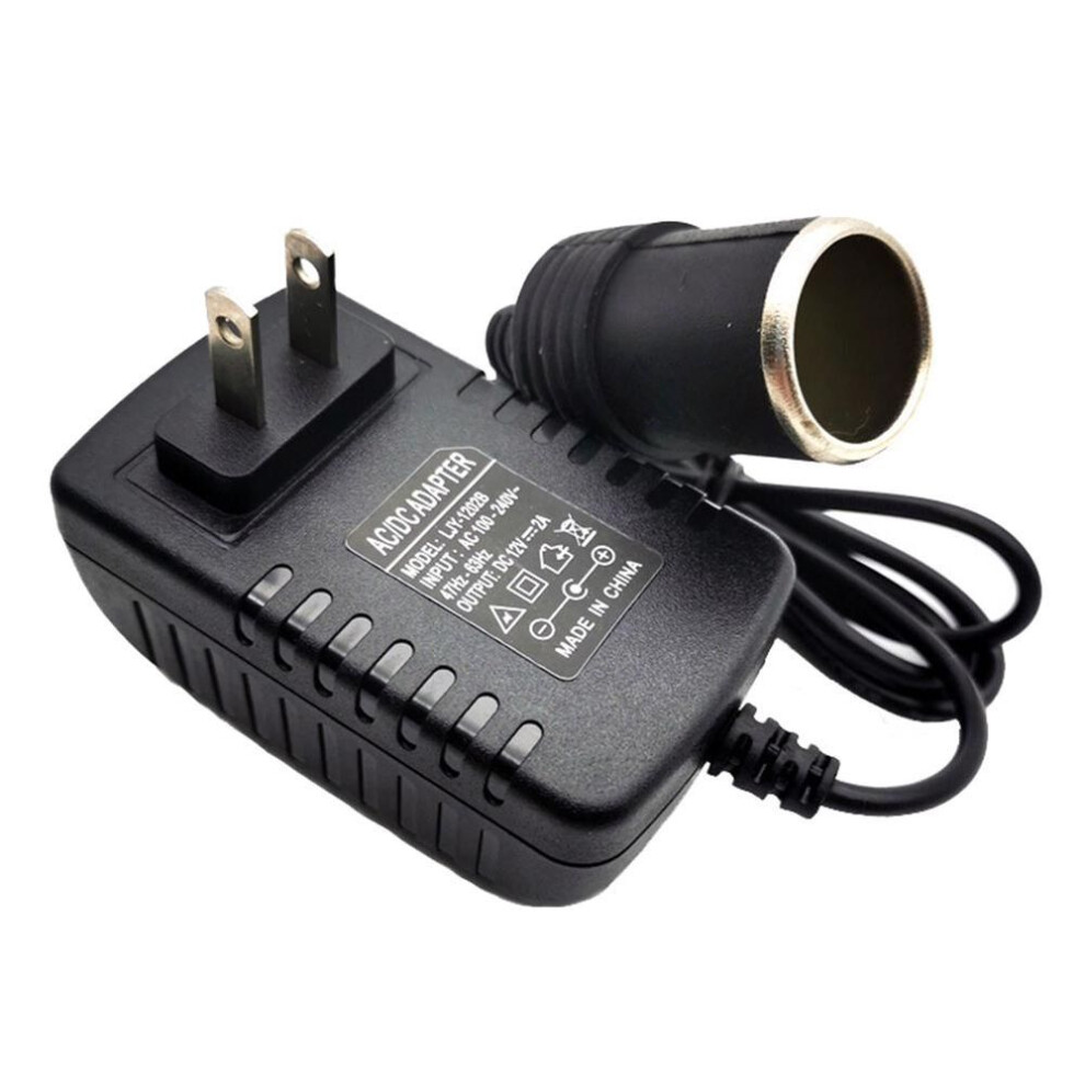 (US Plug) Household 110-220v Ac To 12v Dc Car Cigarette Lighter Adapter Socket Converter Car Electronics