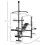 SPORTNOW Multi-Exercise Incline/Flat Weight Bench with Bench Press Rack 2