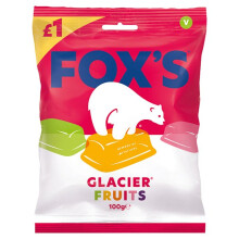 Fox's Glacier Fruits 100g (Case of 12)