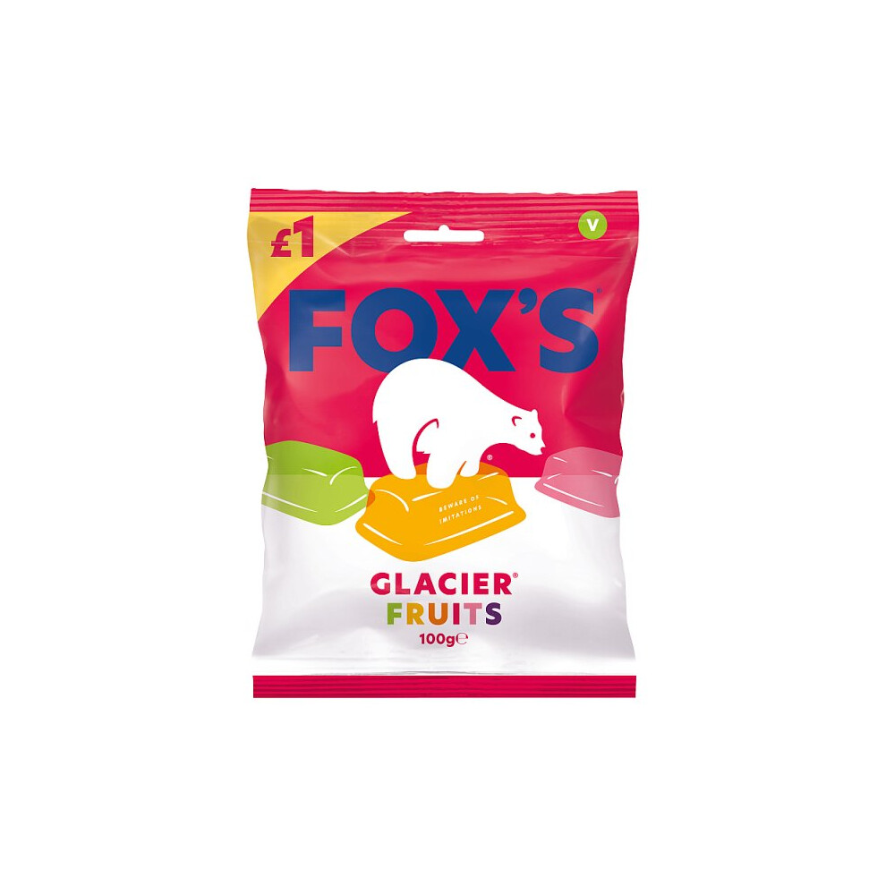 Fox's Glacier Fruits 100G (Case Of 12)