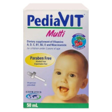 Pediavit Multi Vitamin Oral Solution Complete Children's Vitamin Supplement for Growth & Immunity - 50mL