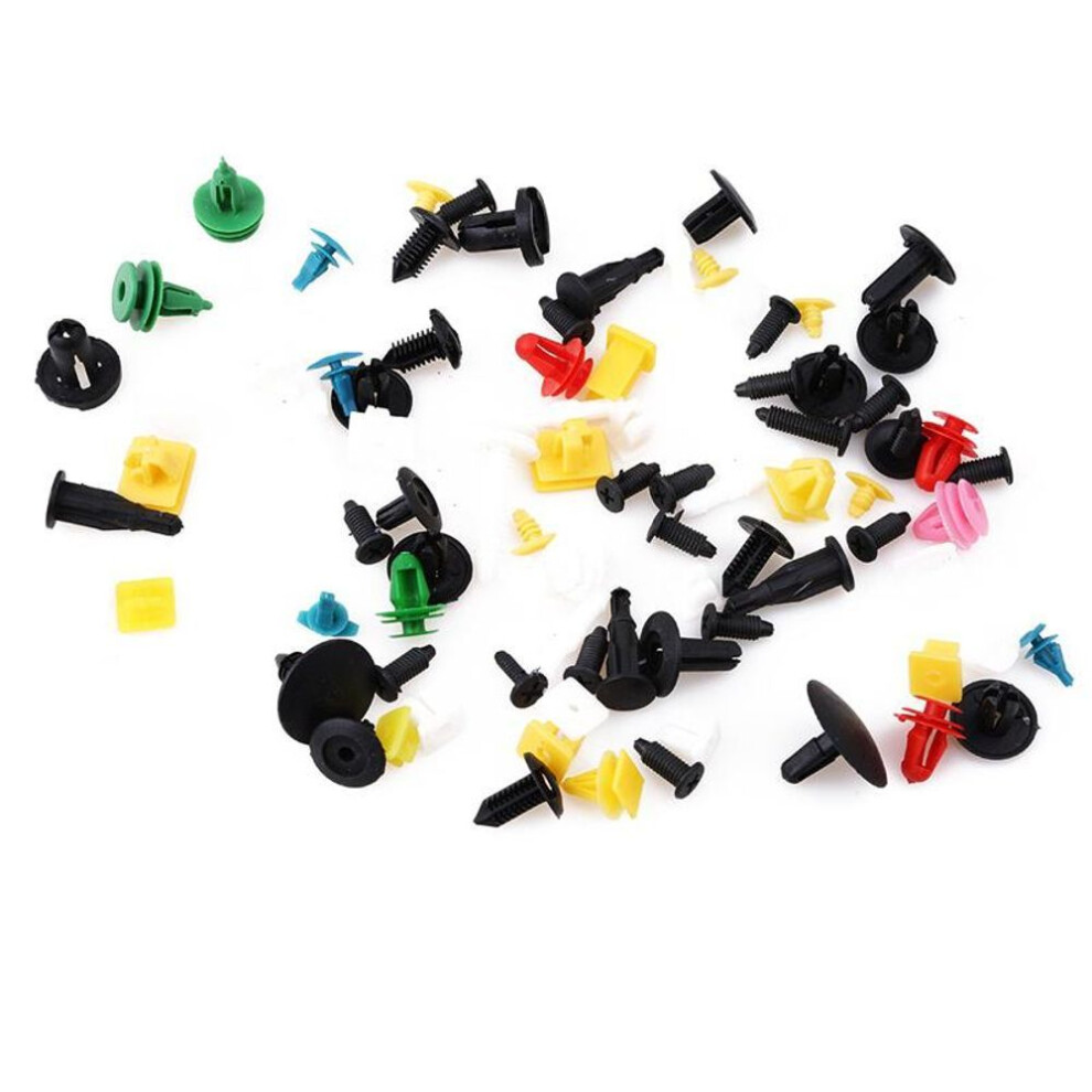 (200PCS) Car Fender Push Retainer Pin Rivet Trim Clip Door Panel Mould Fastener