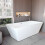 AICA Modern Freestanding Double Ended Bath 1700x800mm 5